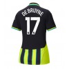 Manchester City Kevin De Bruyne #17 Bortedrakt Kvinner 2024-25 Kortermet